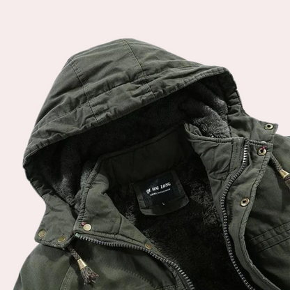 AARON - Manteau d'Hiver à Capuche Confortable pour Hommes