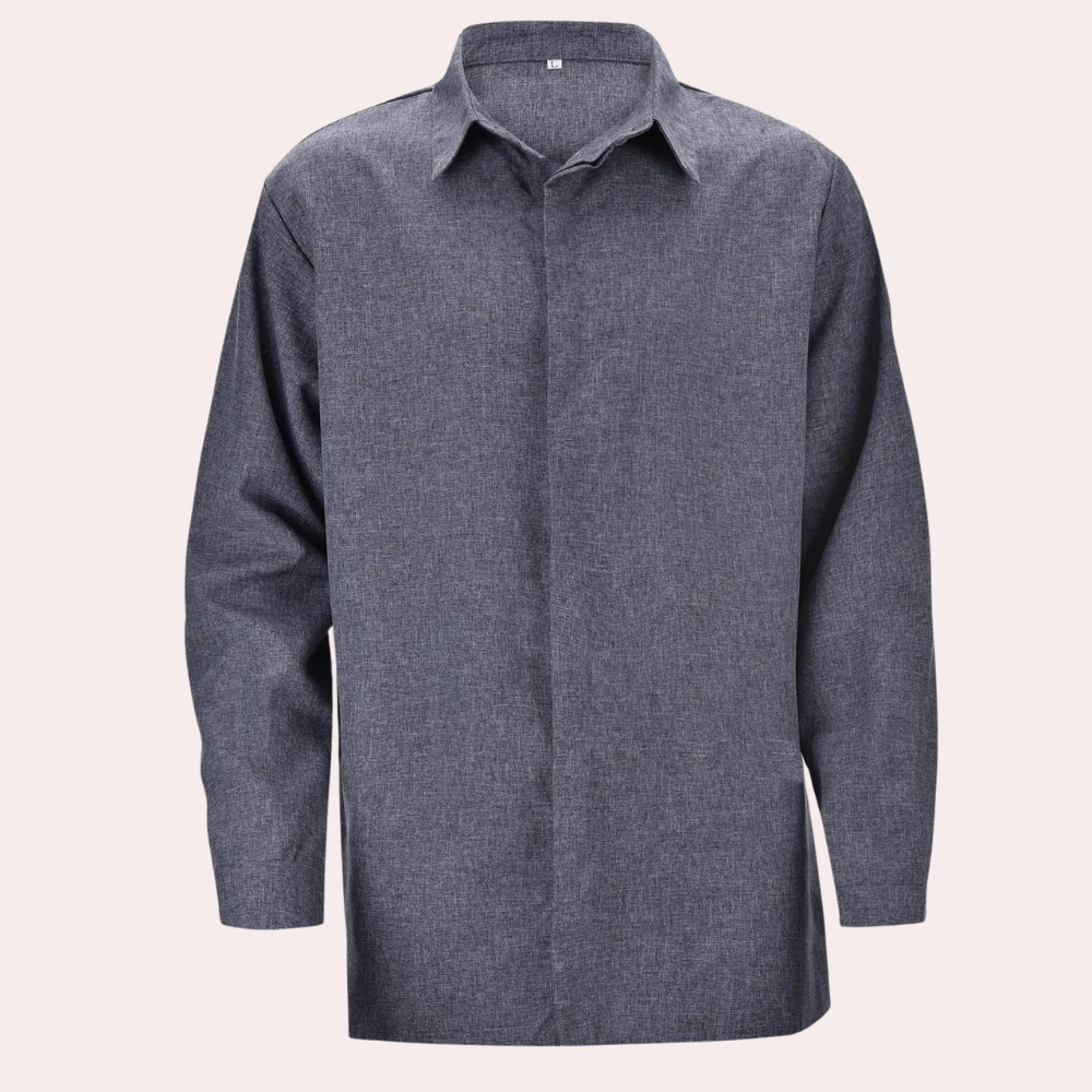 Claudio - Chemise classique à manches longues pour hommes