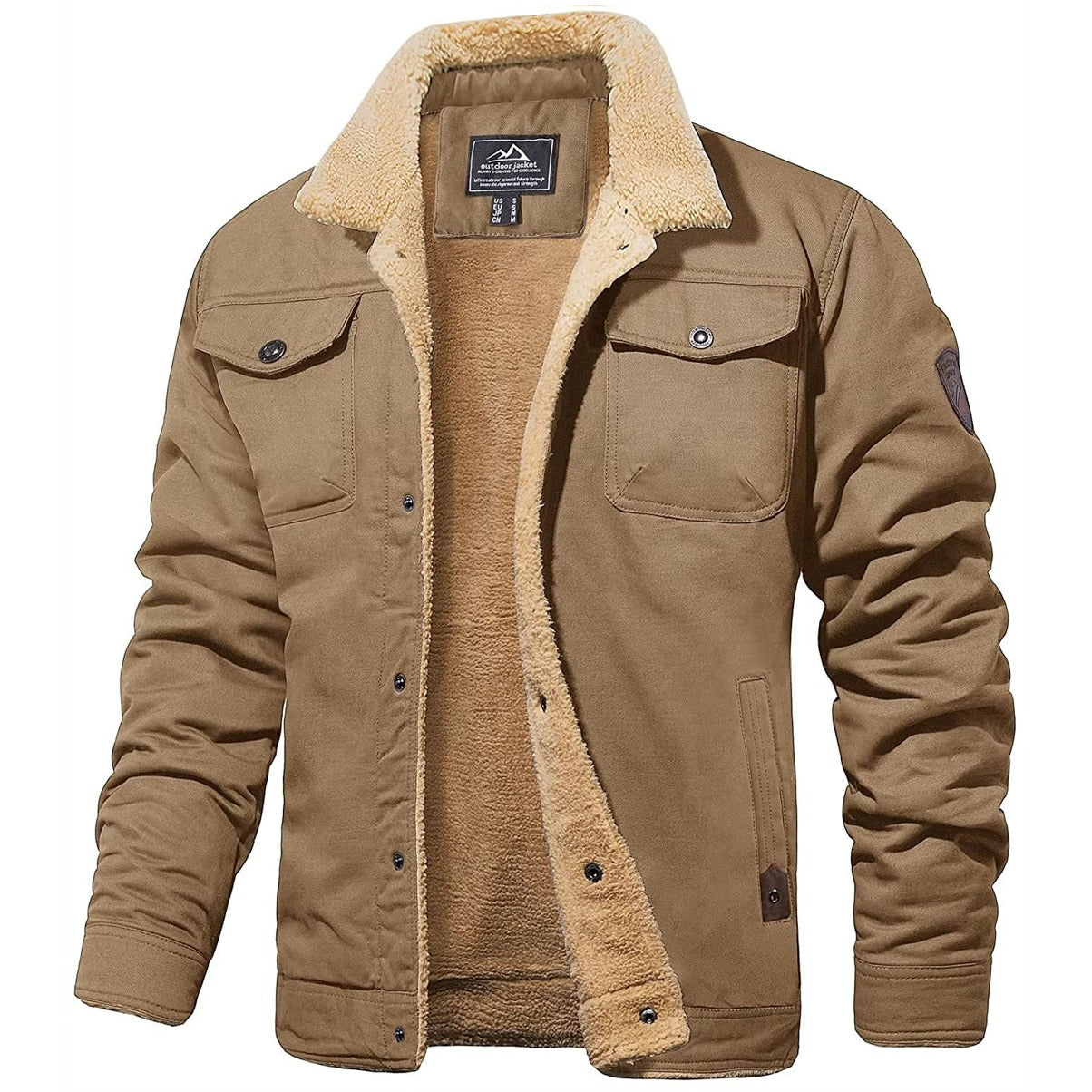 Dirk - Veste bombardier vintage pour homme