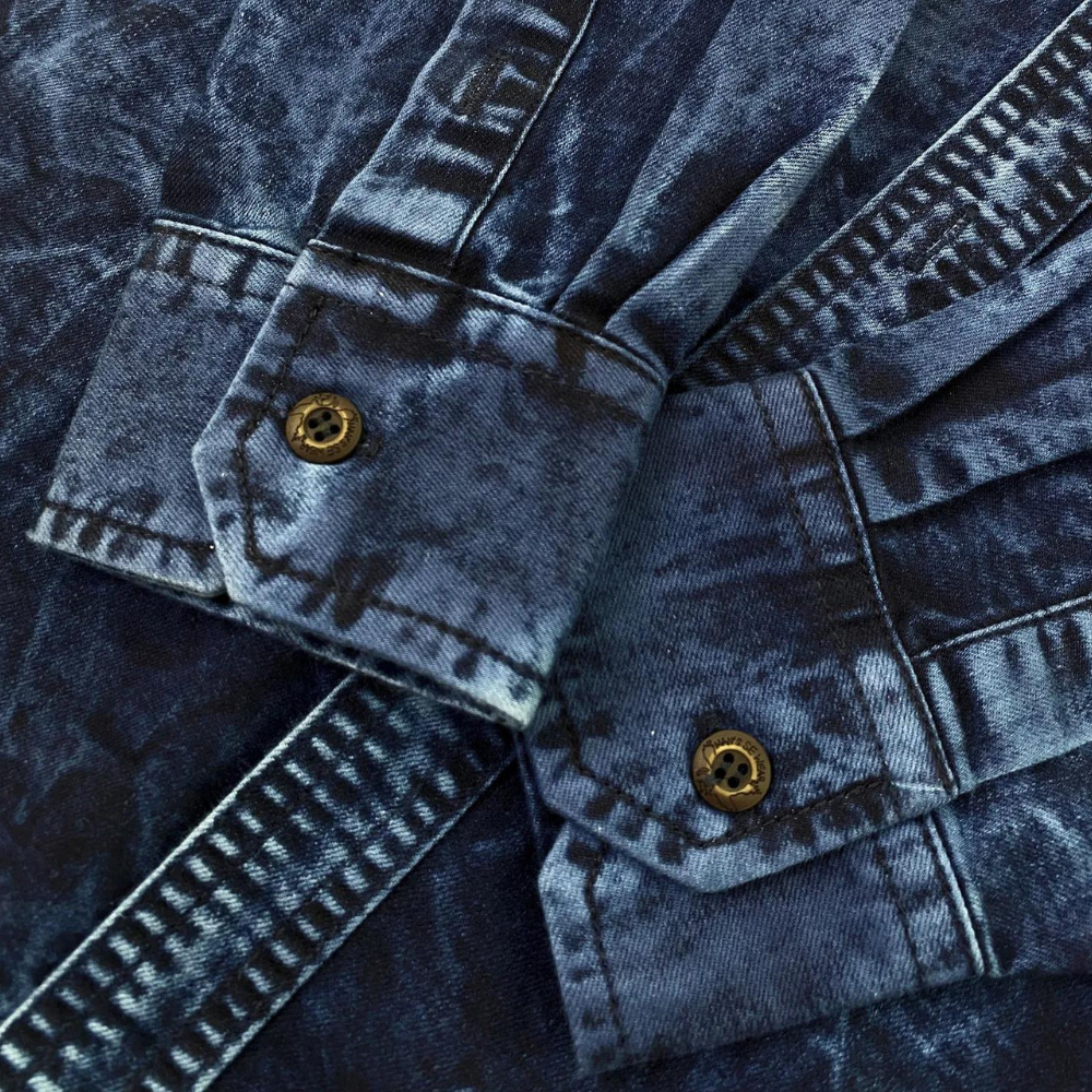 BILLY - Chemise en Denim à Manches Longues pour Hommes